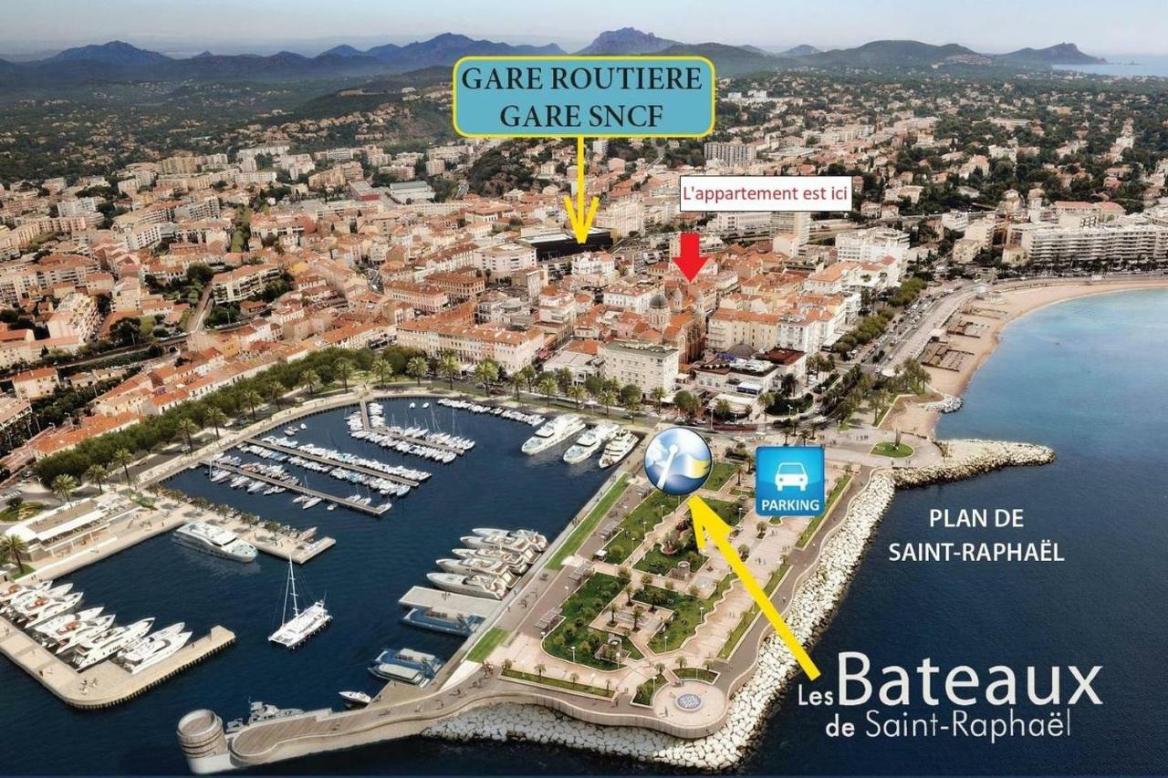 F2 Chambre En Duplex Saint-Raphaël Eksteriør bilde